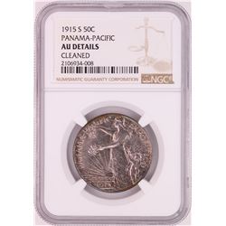1915-S $1 Pan Pacific Commemorative Half Dollar Coin NGC AU Details