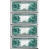 Image 2 : Cut Sheet of (4) Consecutive 1914 $5 Federal Reserve Notes New York
