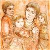 Image 2 : Edna Hibel (1917-2014) "Portrait of a Family" Limited Edition Lithograph