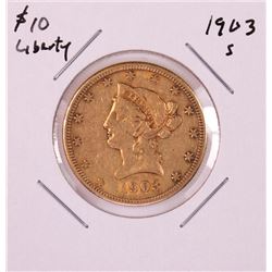 1903-S $10 Liberty Head Eagle Gold Coin
