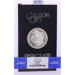 1879-CC $1 Morgan Silver Dollar Coin GSA Hoard Uncirculated NGC MS63 w/Box