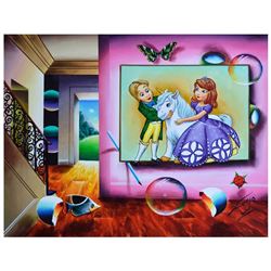 Ferjo "It's A Happy Day" Original Oil On Canvas