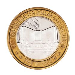 .999 Silver The Mirage Las Vegas, Nevada $10 Casino Limited Edition Gaming Token