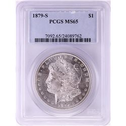 1879-S $1 Morgan Silver Dollar Coin PCGS MS65