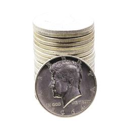 Roll of (20) 1964-D Kennedy Half Dollar Coins