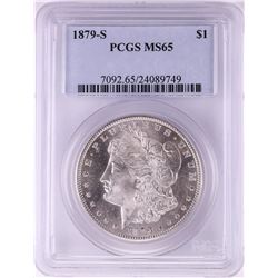 1879-S $1 Morgan Silver Dollar Coin PCGS MS65