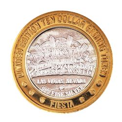 .999 Silver Fiestas Slothouse Las Vegas $10 Casino Limited Edition Gaming Token