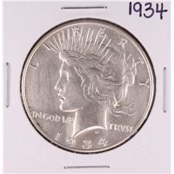 1934 $1 Peace Silver Dollar Coin