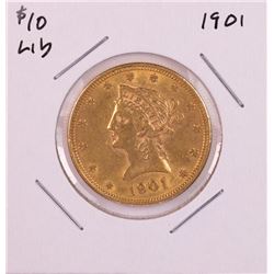 1901 $10 Liberty Head Eagle Gold Coin