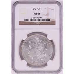 1904-O $1 Morgan Silver Dollar Coin NGC MS66