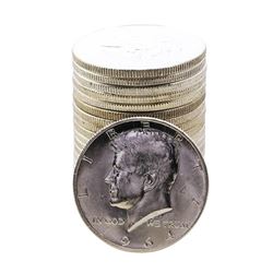 Roll of (20) 1964-D Kennedy Half Dollar Coins