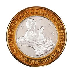 .999 Silver Harrah's Shreveport, Louisiana $10 Casino Limited Edition Gaming Token