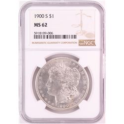 1900-S $1 Morgan Silver Dollar Coin NGC MS62
