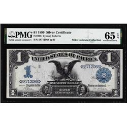 1899 $1 Black Eagle Silver Certificate Note Fr.226 PMG Gem Uncirculated 65EPQ