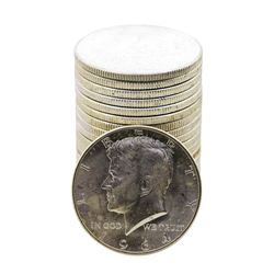 Roll of (20) Brilliant Uncirculated 1964-D Kennedy Half Dollar Coins