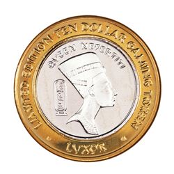 .999 Silver Luxor Las Vegas, Nevada $10 Casino Limited Edition Gaming Token