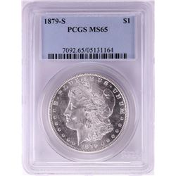 1879-S $1 Morgan Silver Dollar Coin PCGS MS65