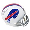 Image 1 : ANDRE REED SIGNED BUFFALO BILLS CURRENT STYLE WHITE RIDDELL FULL SIZE REPLICA HELMET W/HOF’14