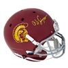 Image 1 : O.J. SIMPSON SIGNED USC TROJANS SCHUTT FULL SIZE REPLICA HELMET (SCHWARTZ COA)