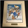 Image 1 : ORIGINAL SIX "LEGENDS OF THE CREASE" ART PRINT SIGNED BY G. HALL, G. CHEEVERS, G. WORSLEY, J. BOWER