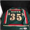 Image 1 : SEAN KOTYK SIGNED AUTHENTIC ON-ICE HOUSTON AEROS JERSEY (2005)