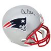 Image 1 : DREW BLEDSOE SIGNED NEW ENGLAND PATRIOTS RIDDELL FULL SIZE REPLICA HELMET