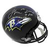 Image 1 : JAMAL LEWIS SIGNED BALTIMORE RAVENS RIDDELL FULL-SIZE REPLICA HELMET W/2,066 YARDS IN 2003