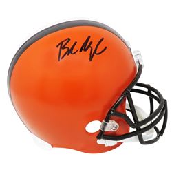 BAKER MAYFIELD SIGNED CLEVELAND BROWNS RIDDELL FULL SIZE SPEED REPLICA HELMET