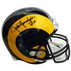 Image 1 : JACK YOUNGBLOOD SIGNED LA RAMS THROWBACK RIDDELL FULL-SIZE REPLICA HELMET W/HF’01