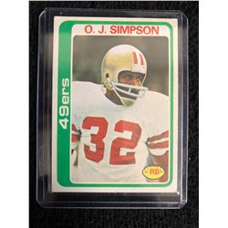 1978 TOPPS #400 O.J. SIMPSON