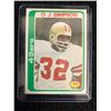 Image 1 : 1978 TOPPS #400 O.J. SIMPSON