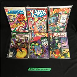 ASSORTED COMIC BOOK LOT (5 COPIES OF EACH)