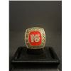 Image 1 : JOE MONTANA #16 HALL OF FAME 2000 CHAMPIONSHIP REPLICA RING