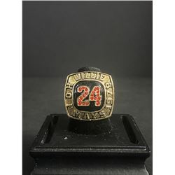 WILLIE MAYS #24 HALL OF FAME 1979  302 BATTING AVERAGE  CHAMPIONSHIP REPLICA RING