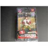 Image 1 : STEVE YOUNG NFL MCFARLANE SAN FRANCISCO 49ERS NFL LEGENDS WHITE JERSEY