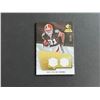 Image 1 : 2008 SP ROOKIE THREADS FOOTBALL TRAVIS WILSON #06/25 DUAL N.F.L JERSEY CARD