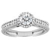 Image 1 : 0.64 CTW Diamond Ring 14K White Gold - REF-111N5Y