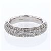 Image 1 : Natural 1.03 CTW Diamond Ring 14K White Gold - REF-126Y9N