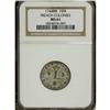 Image 1 : 1744-BB SOU M French Colonies Sou Marque MS61 NGC. Bre