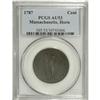 Image 1 : 1787 1C Massachusetts Cent, Horned Eagle AU53 PCGS. Ry