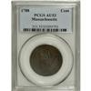 Image 3 : 1788 1C Massachusetts Cent, Period AU53 PCGS. Ryder 11