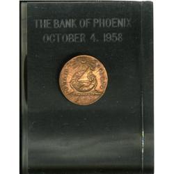 1787 1C Fugio Cent, STATES UNITED, Cinquefoils MS60 Cl