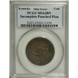 (1792-94) TOKEN Kentucky Token, LANCASTER Edge--Incomp