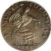 1787 PIECE Immunis Columbia Piece, Eagle Reverse AU55