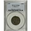 Image 3 : 1797 1/2 C 1 Above 1 XF40 PCGS. C-1, B-1, R.2. The obv