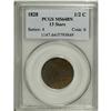 Image 1 : 1828 1/2 C 13 Stars MS64 Brown PCGS. C-3, B-2, R.1. Th