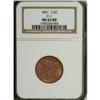 Image 1 : 1851 1/2 C MS63 Red NGC. B-1, C-1, R.1. Generous amoun