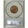 Image 2 : 1854 1/2 C MS64 Red and Brown PCGS. B-1, C-1, R.1. Sub