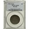 Image 1 : 1793 Chain 1C Periods AG3 PCGS. S-4, B-5, R.3. This is