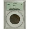 Image 1 : 1801 1C 100/000 XF45 PCGS. S-221, B-5, R.2. A scarce G